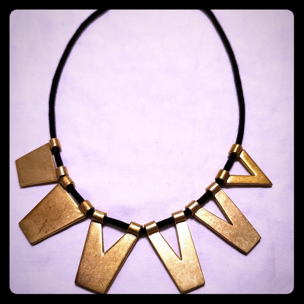 Madewell Geometric Cutout Necklace